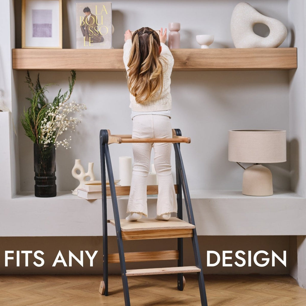 toddler-learning-tower-step-stool-for-kids-graphite-Gift-Baby-Toys-3
