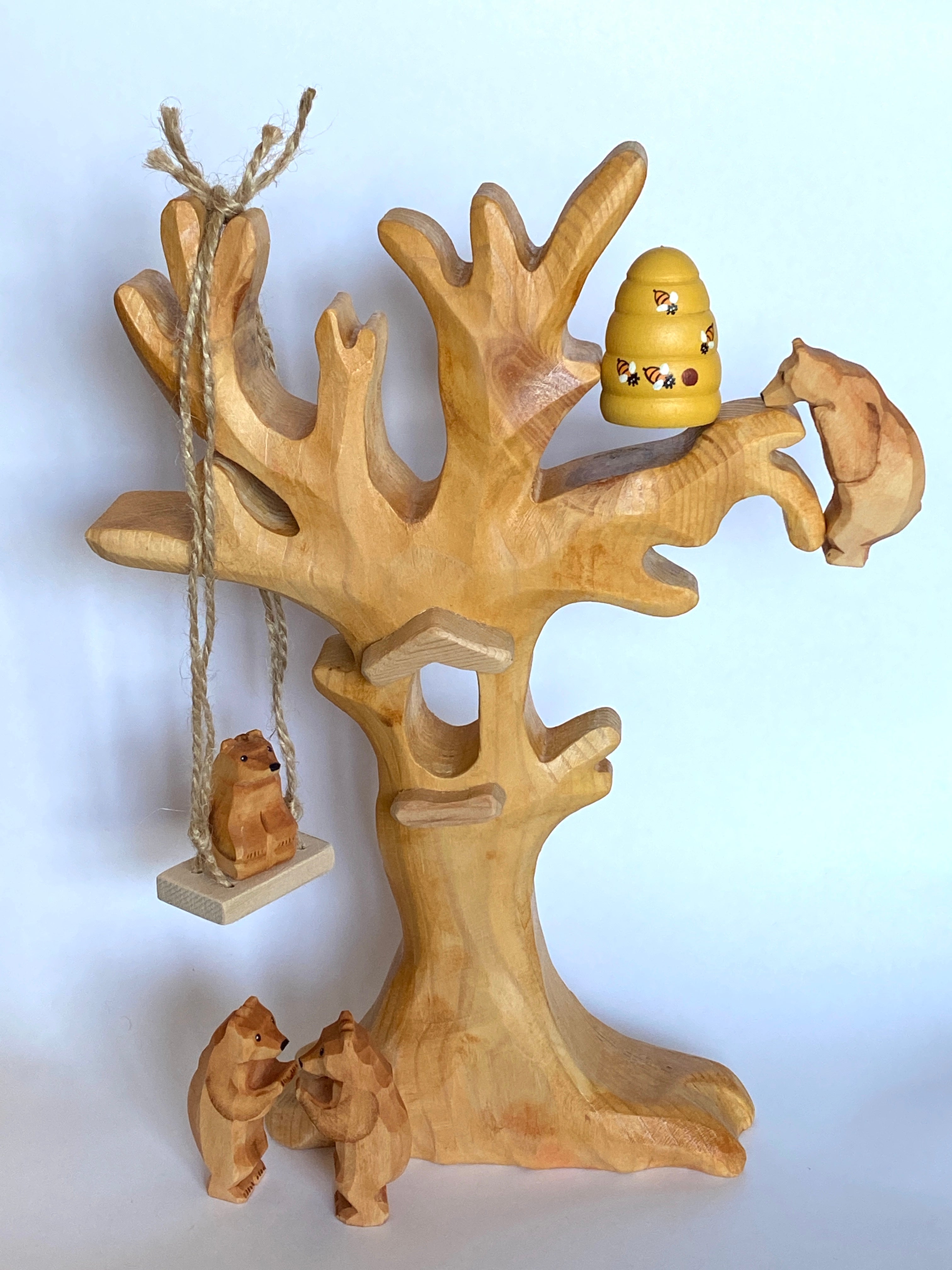wooden-beehive-figurine-toy-Gift-Baby-Toys-4