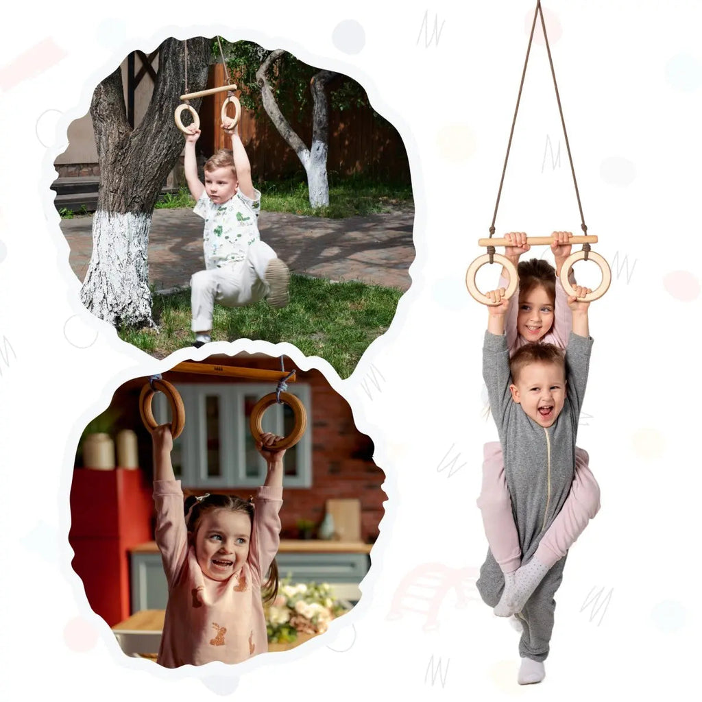 trapeze-swing-bar-with-rings-Gift-Baby-ToysSingle Swing-1
