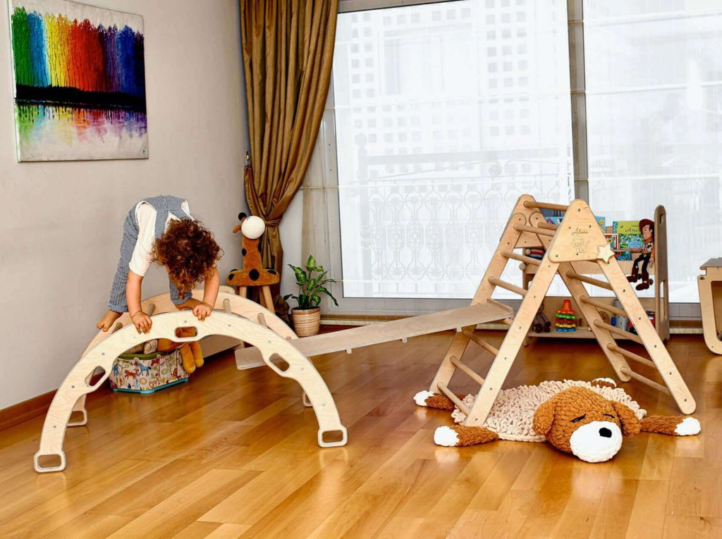 4-pieces-climbing-set-climbing-triangle-arch-rocker-pillow-and-2in1-ramp-Gift-Baby-ToysActivity Gym Sets-1