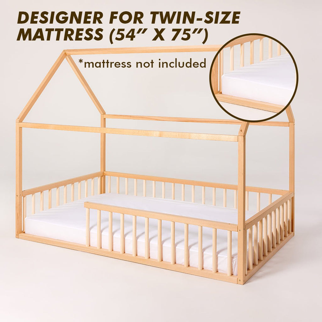 twin-size-montessori-house-bed-for-kids-with-fence-Gift-Baby-Toys-15