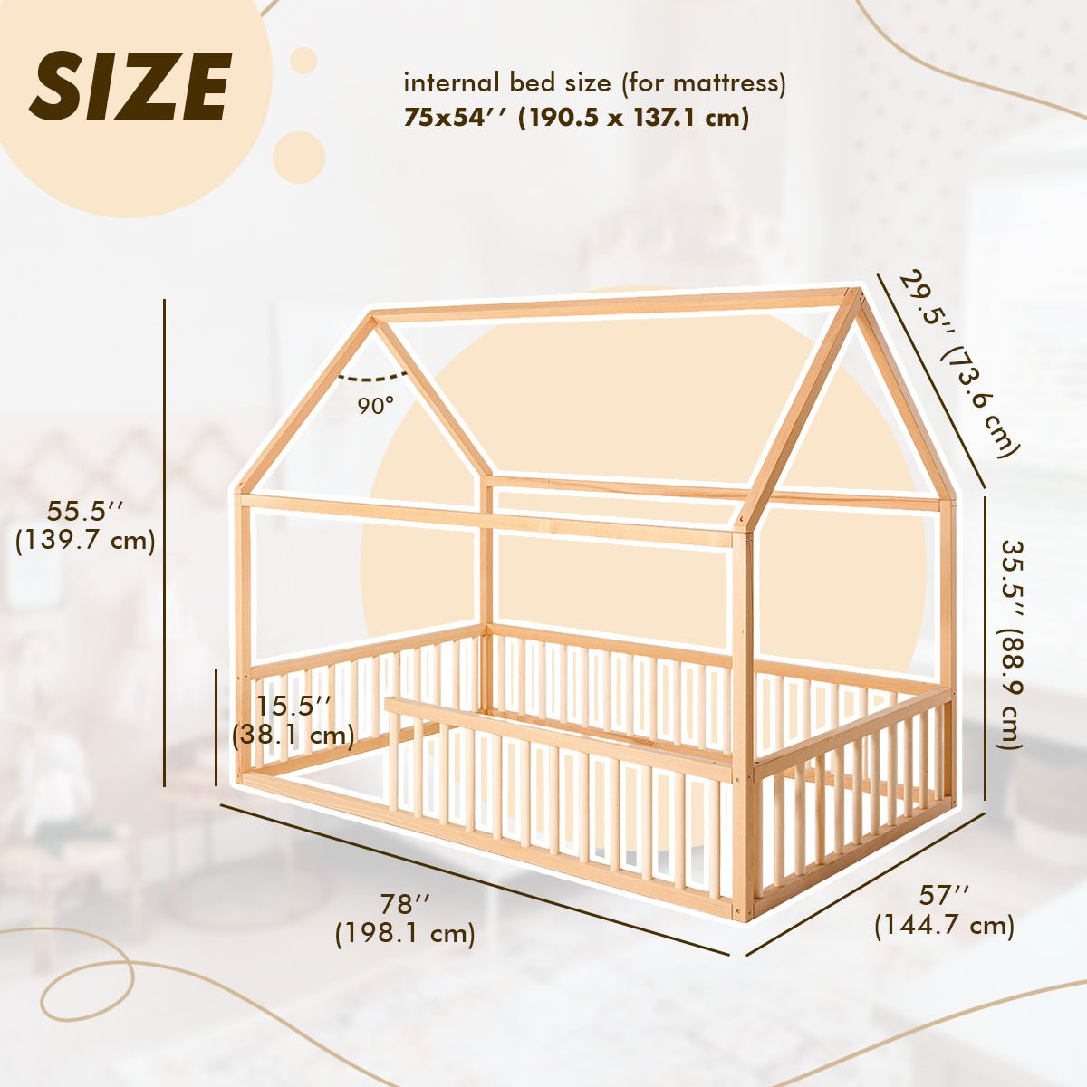 twin-size-montessori-house-bed-for-kids-with-fence-Gift-Baby-Toys-14