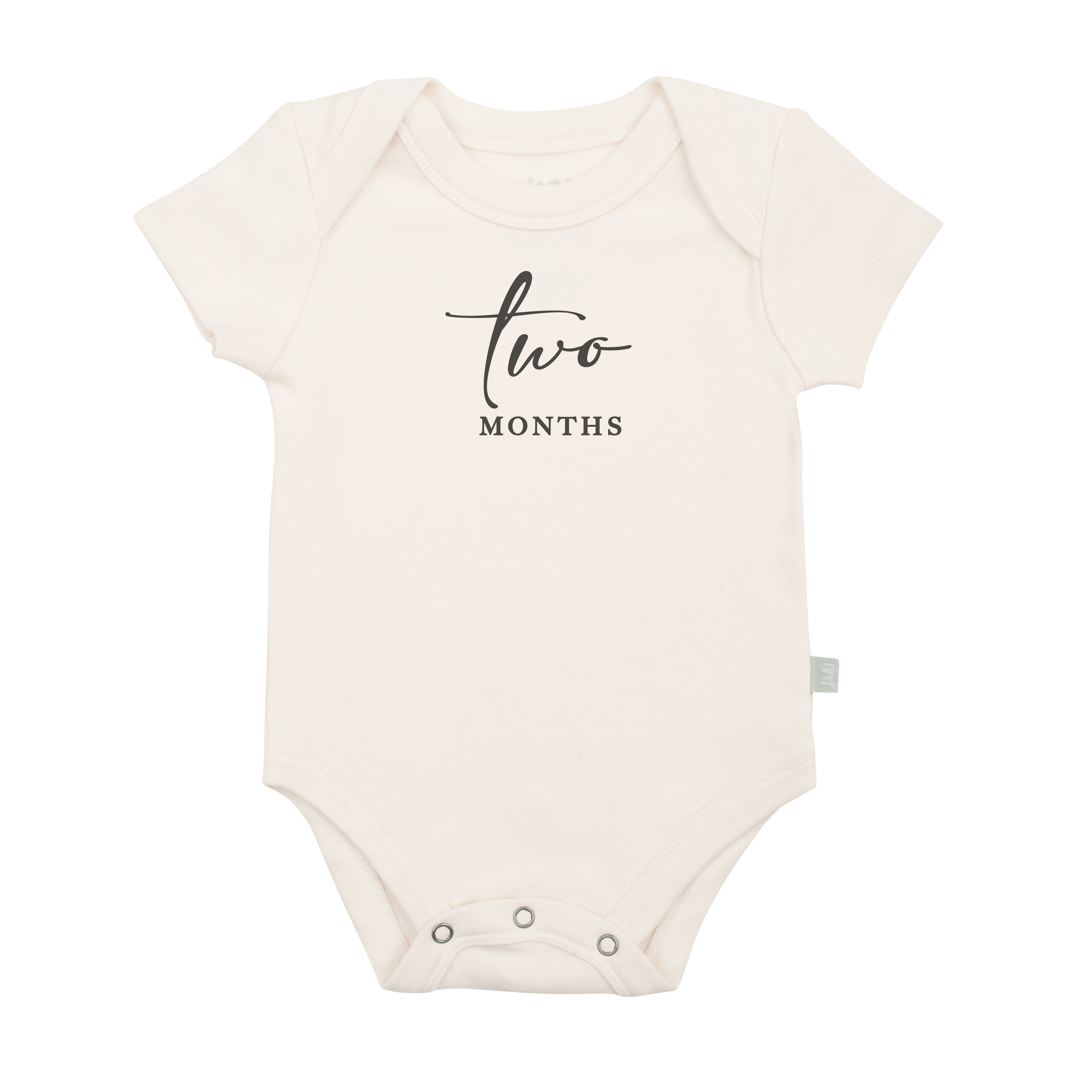 graphic-bodysuit-two-months-milestone-charcoal-Gift-Baby-Toysbodysuits-1
