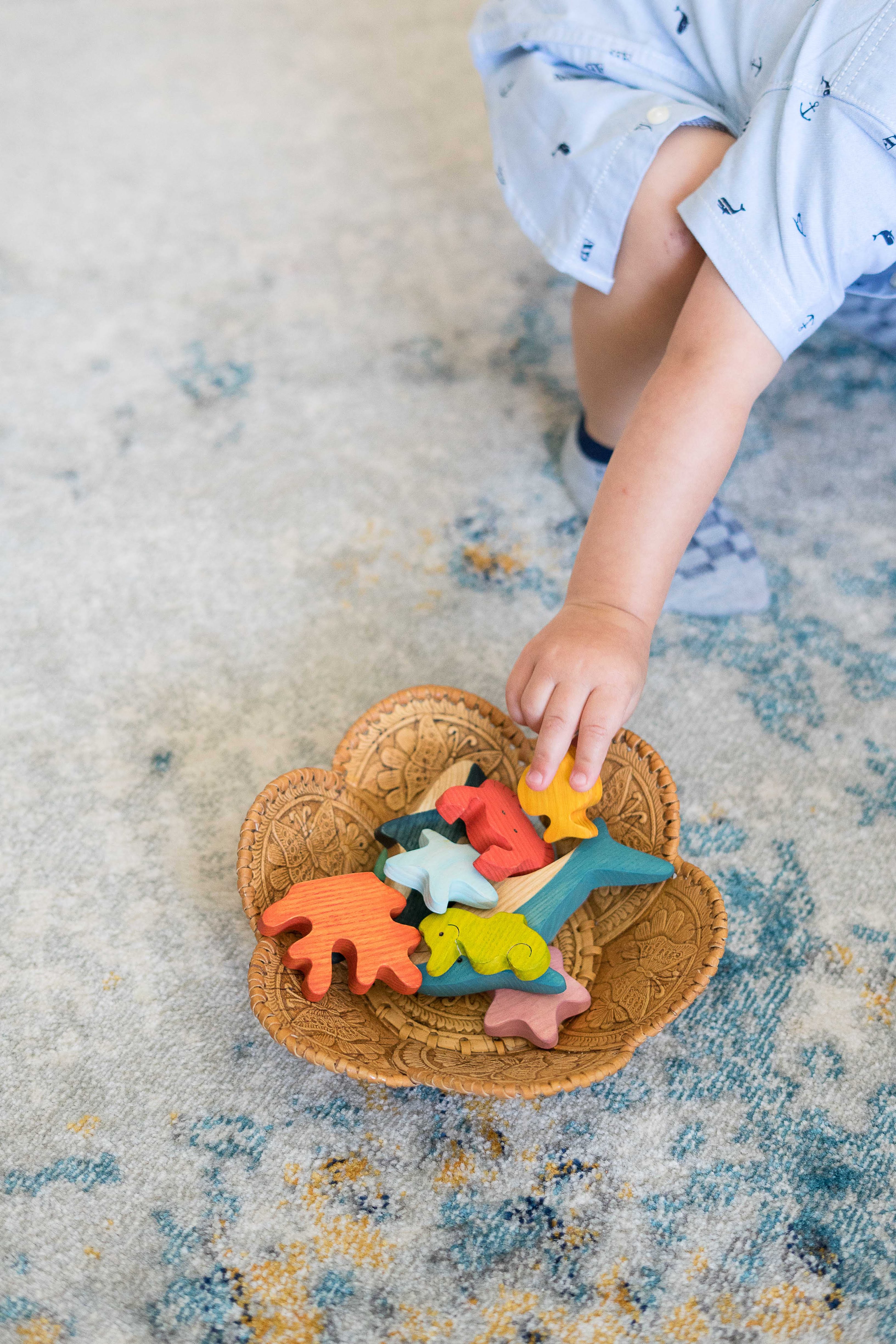 waldorf-wooden-sea-creatures-and-fish-set-10-pieces-Gift-Baby-Toys-2