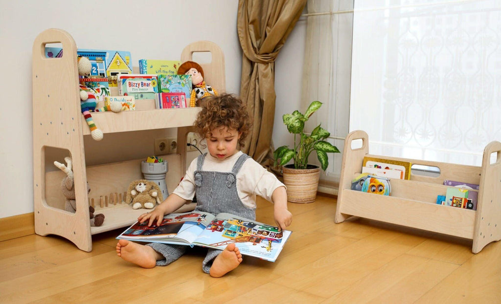 wooden-bookshelf-small-medium-large-size-Gift-Baby-ToysMontessori Bookshelves-1