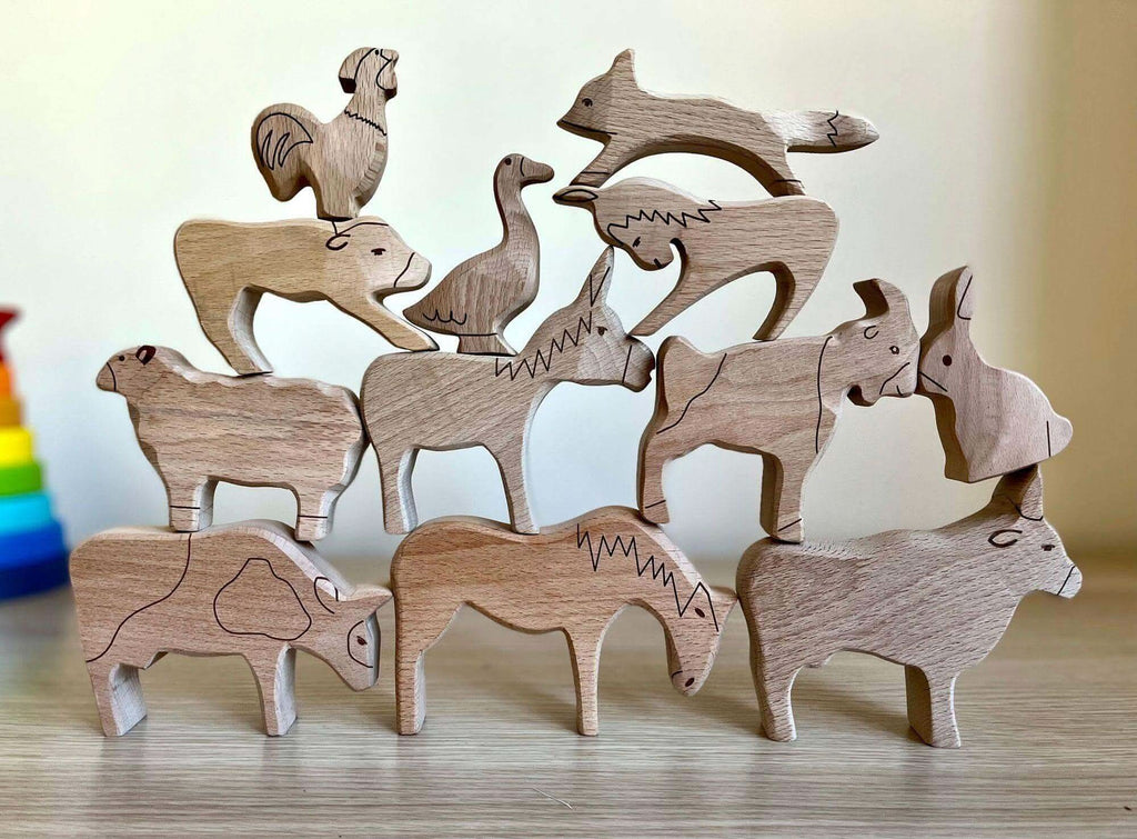 wooden-farm-animals-set-Gift-Baby-Toys-3