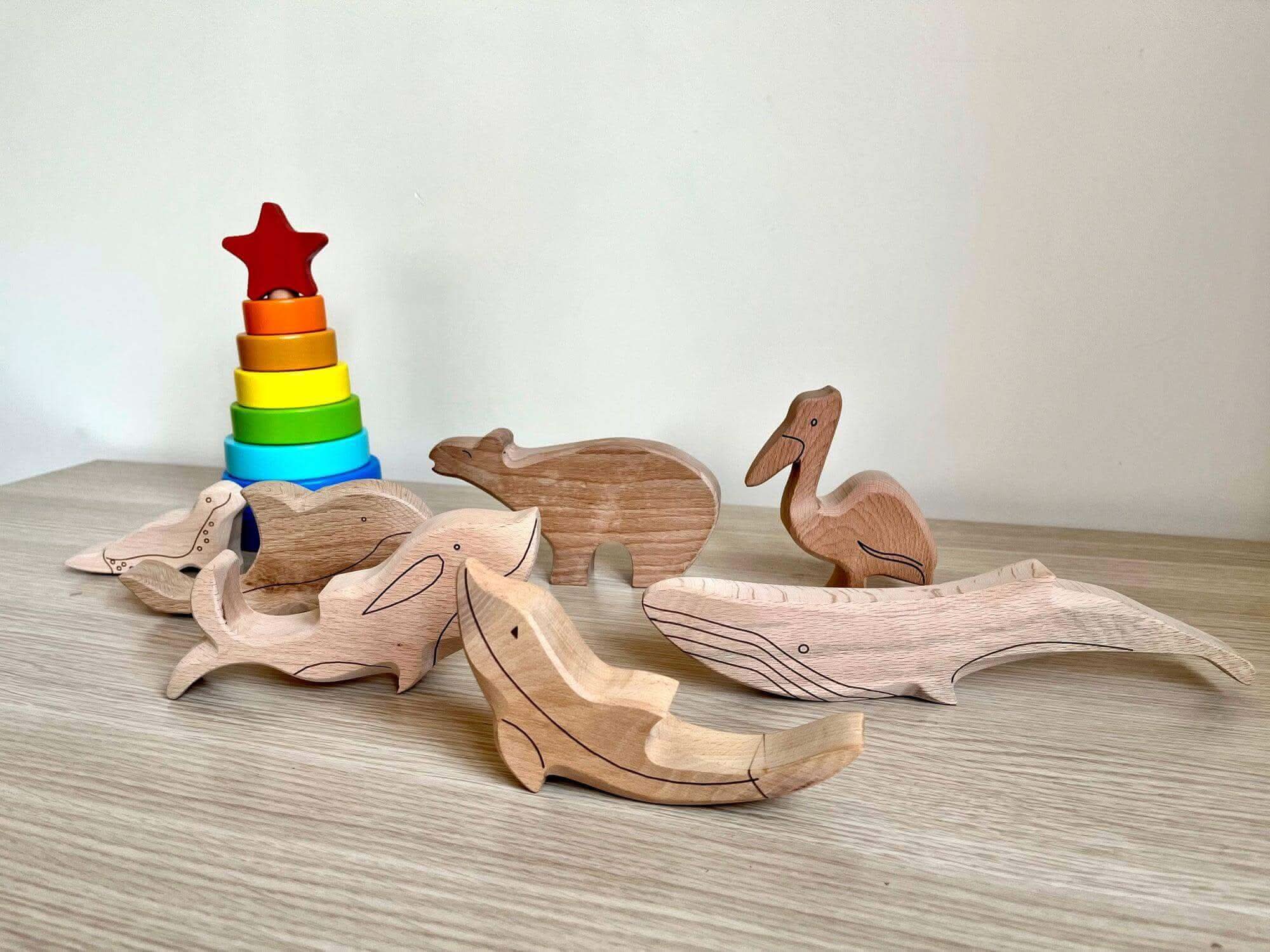 wooden-ocean-animals-set-Gift-Baby-Toys-2