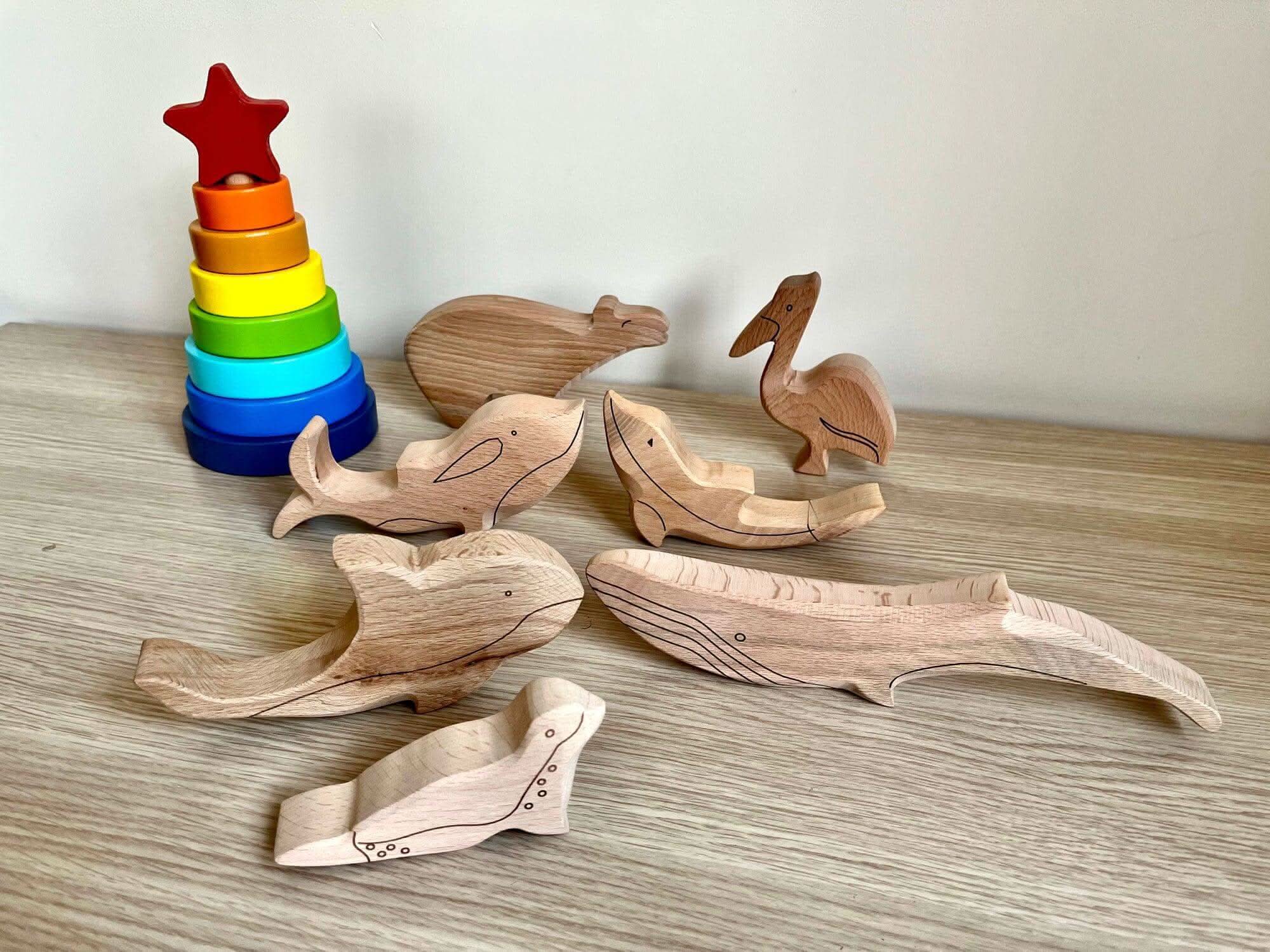 wooden-ocean-animals-set-Gift-Baby-Toys-9