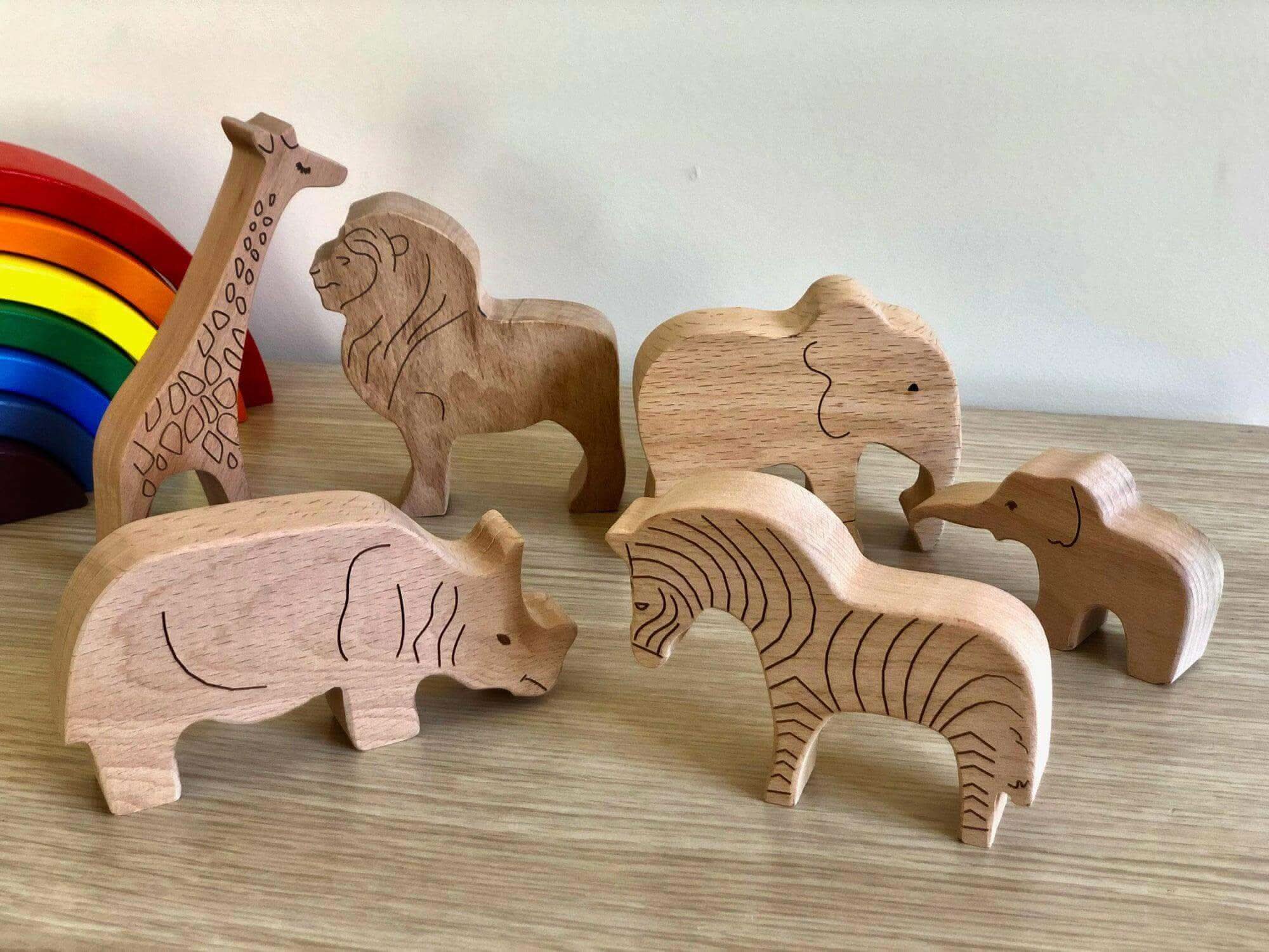 wooden-safari-animals-set-Gift-Baby-Toys-3