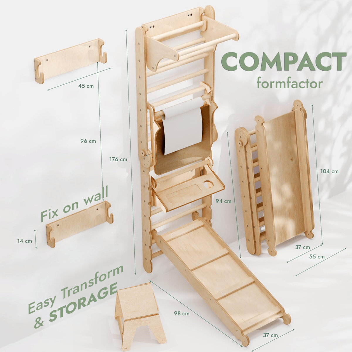 wooden-swedish-wall-climbing-ladder-for-children-swing-set-slide-board-art-add-on-Gift-Baby-Toys-2