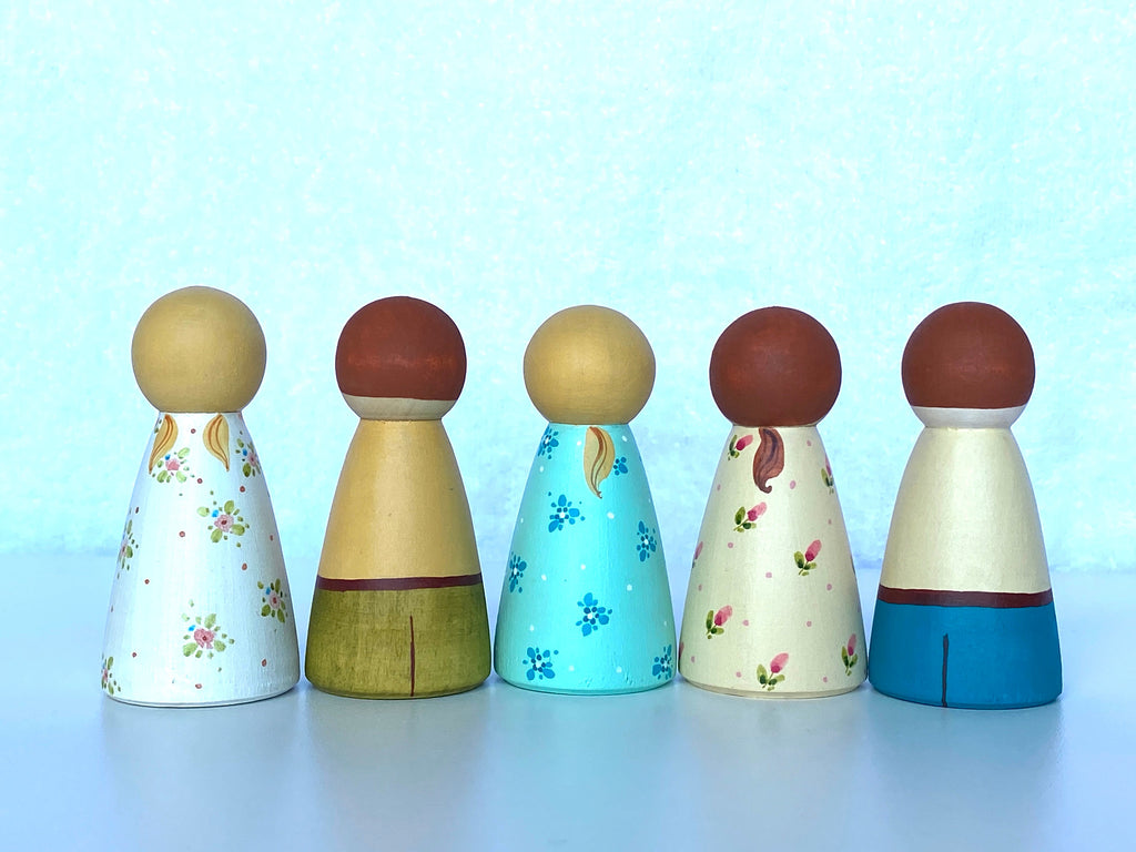 wooden-peg-dolls-boy-girl-Gift-Baby-Toys-7