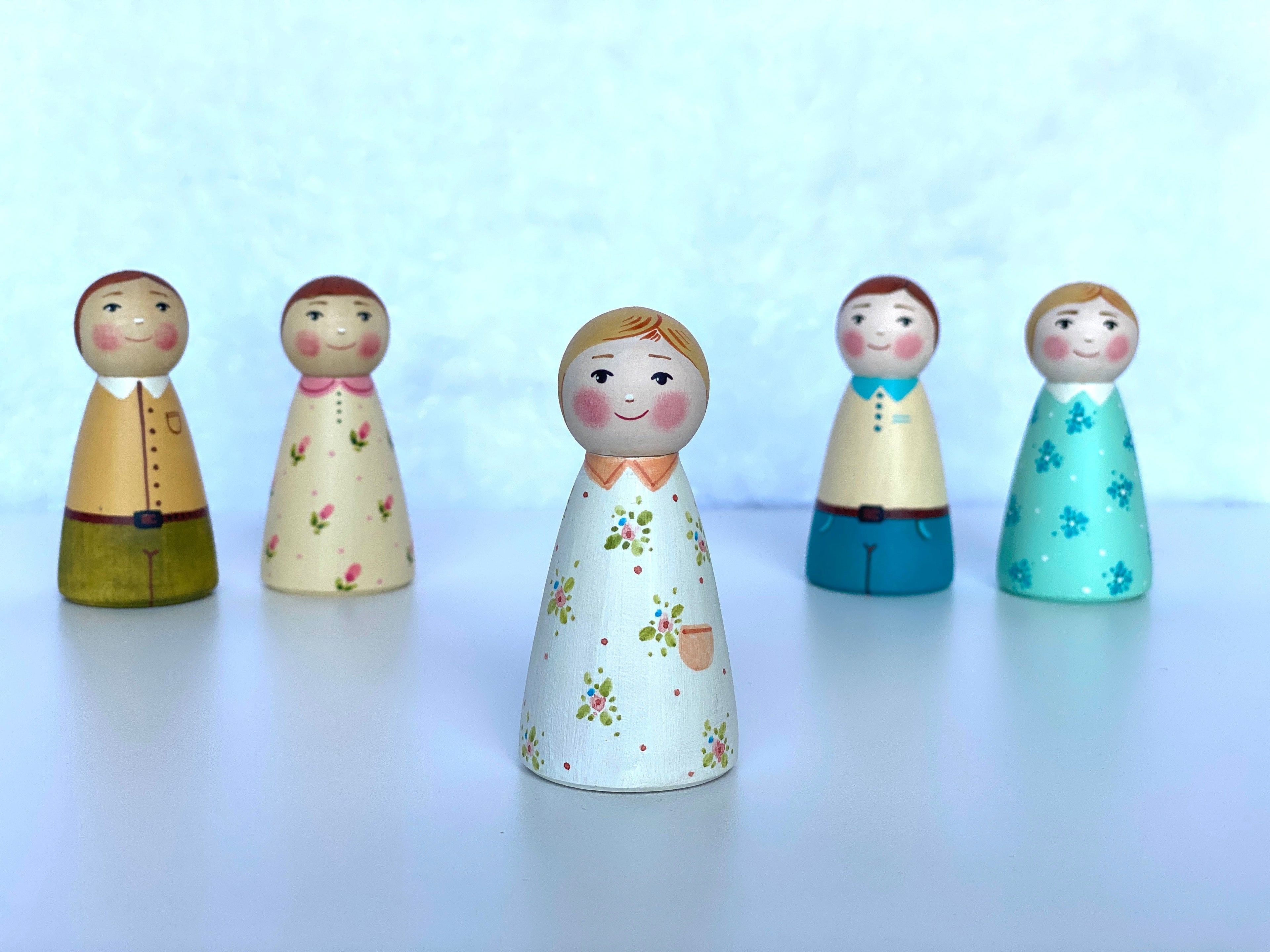 wooden-peg-dolls-boy-girl-Gift-Baby-Toys-6
