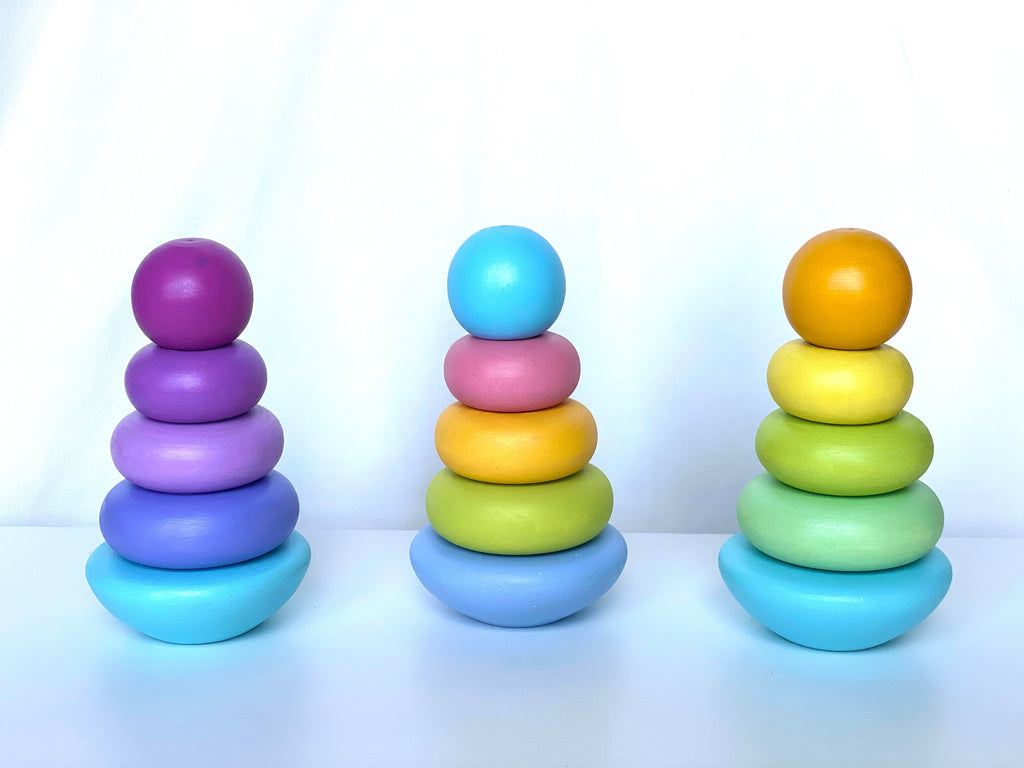 wooden-ring-stacking-pyramid-pastel-Gift-Baby-Toys-4