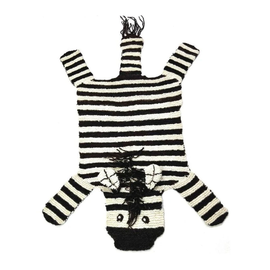organic-wool-play-mat-nursery-rug-zebra-Gift-Baby-Toys-4